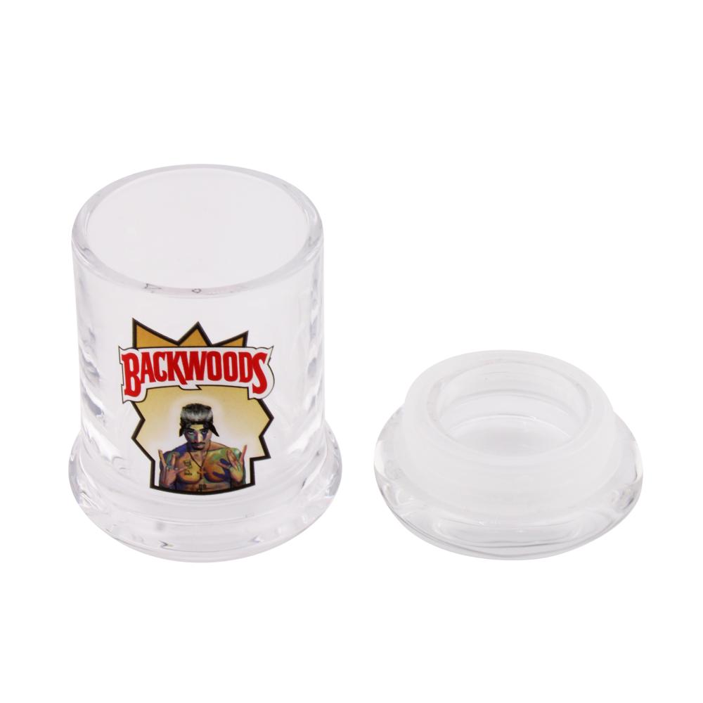 Backwoods Glass Mix Print Smell Proof Jar-Transparent