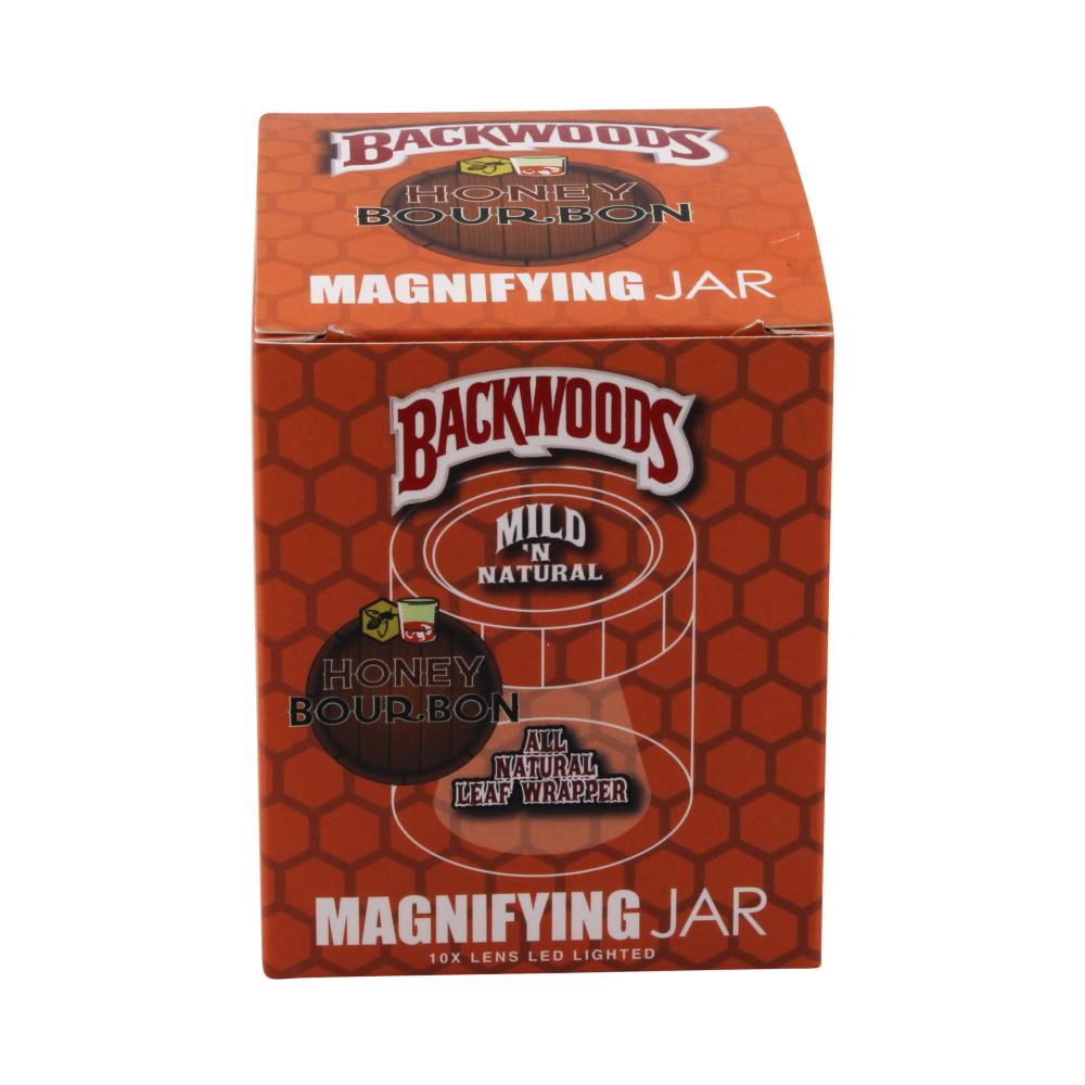 Backwoods Glass Smell Proof Jar With Light-Orange