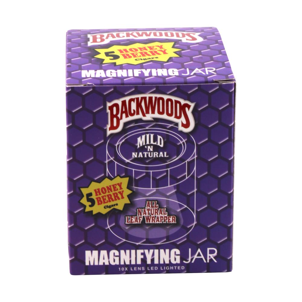 Backwoods Glass Smell Proof Jar With Light-Purple