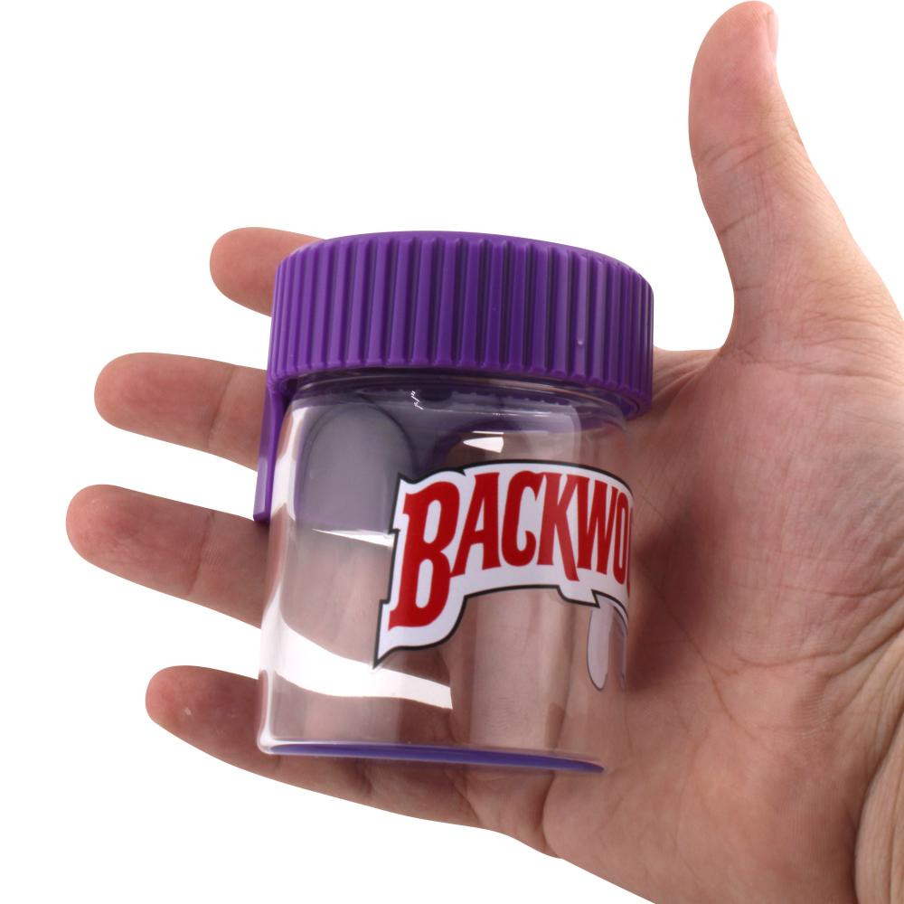 Backwoods Glass Smell Proof Jar With Light-Purple