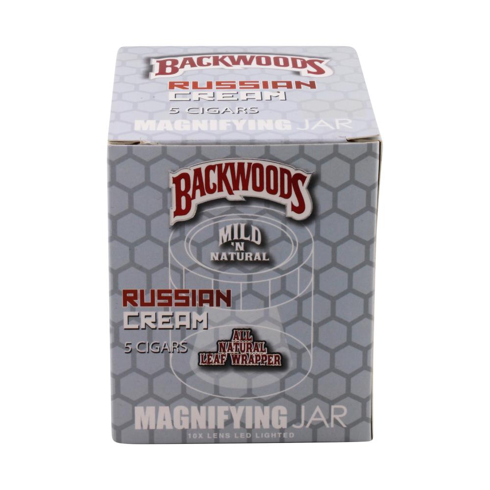 Backwoods Glass Smell Proof Jar With Light-White