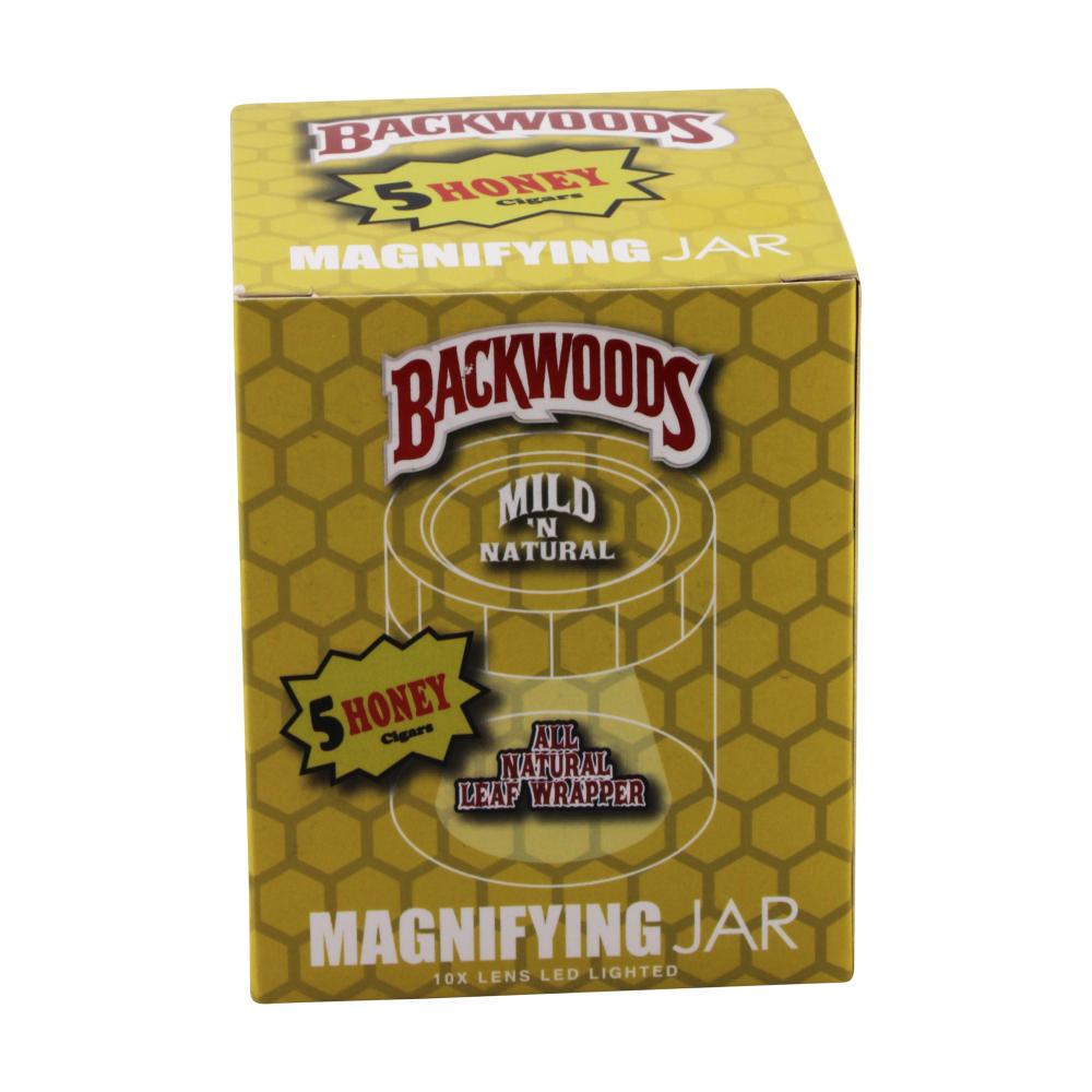 Backwoods Glass Smell Proof Jar With Light-Yellow