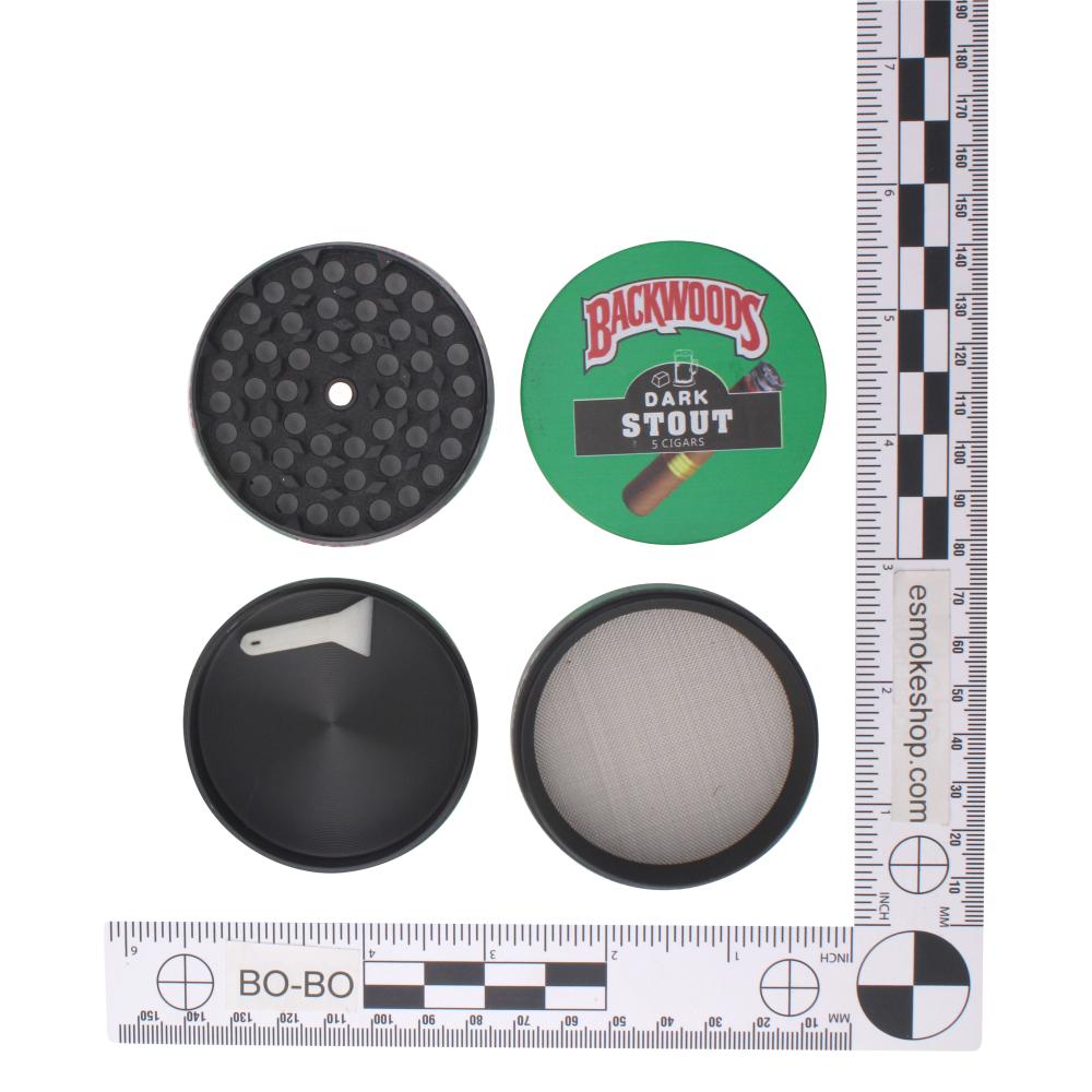Backwoods Metal Grinder-4 Piece-Green