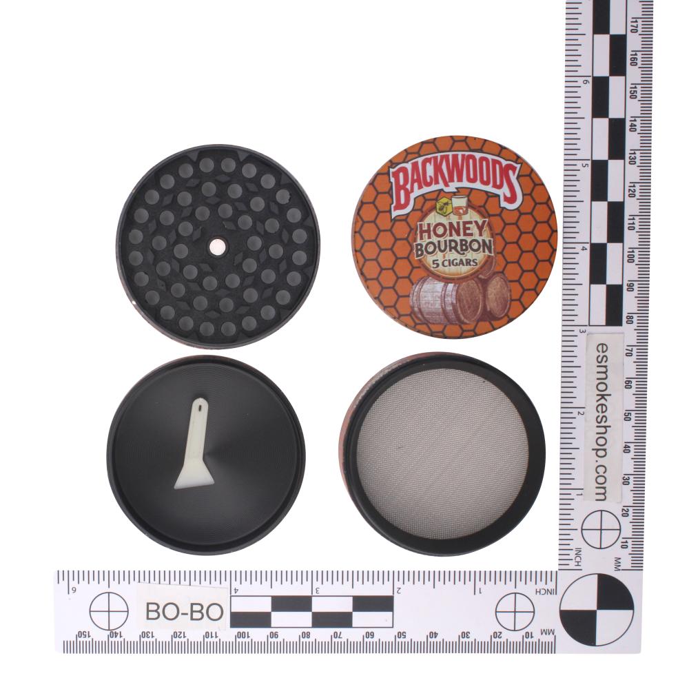 Backwoods Metal Grinder-4 Piece-Orange