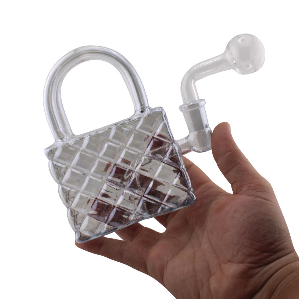Bag Design Oil Burner Bubbler-Clear