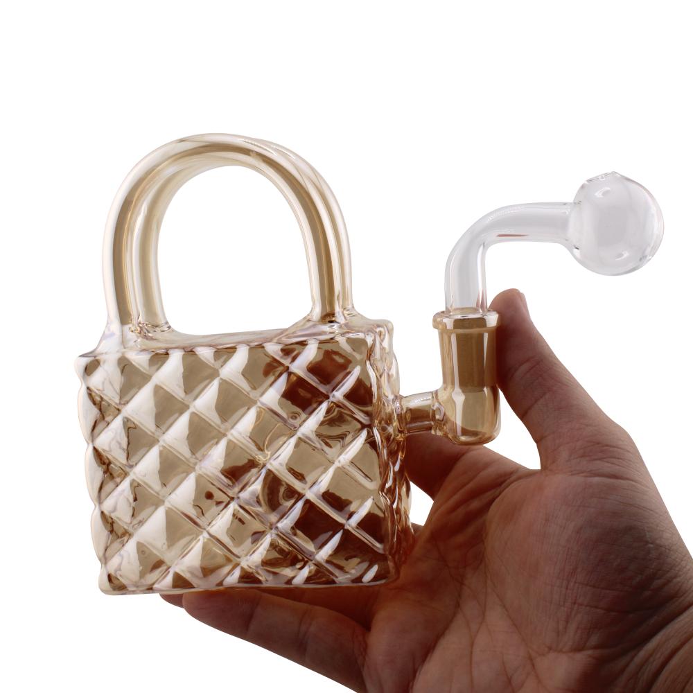 Bag Design Oil Burner Bubbler-Yellow