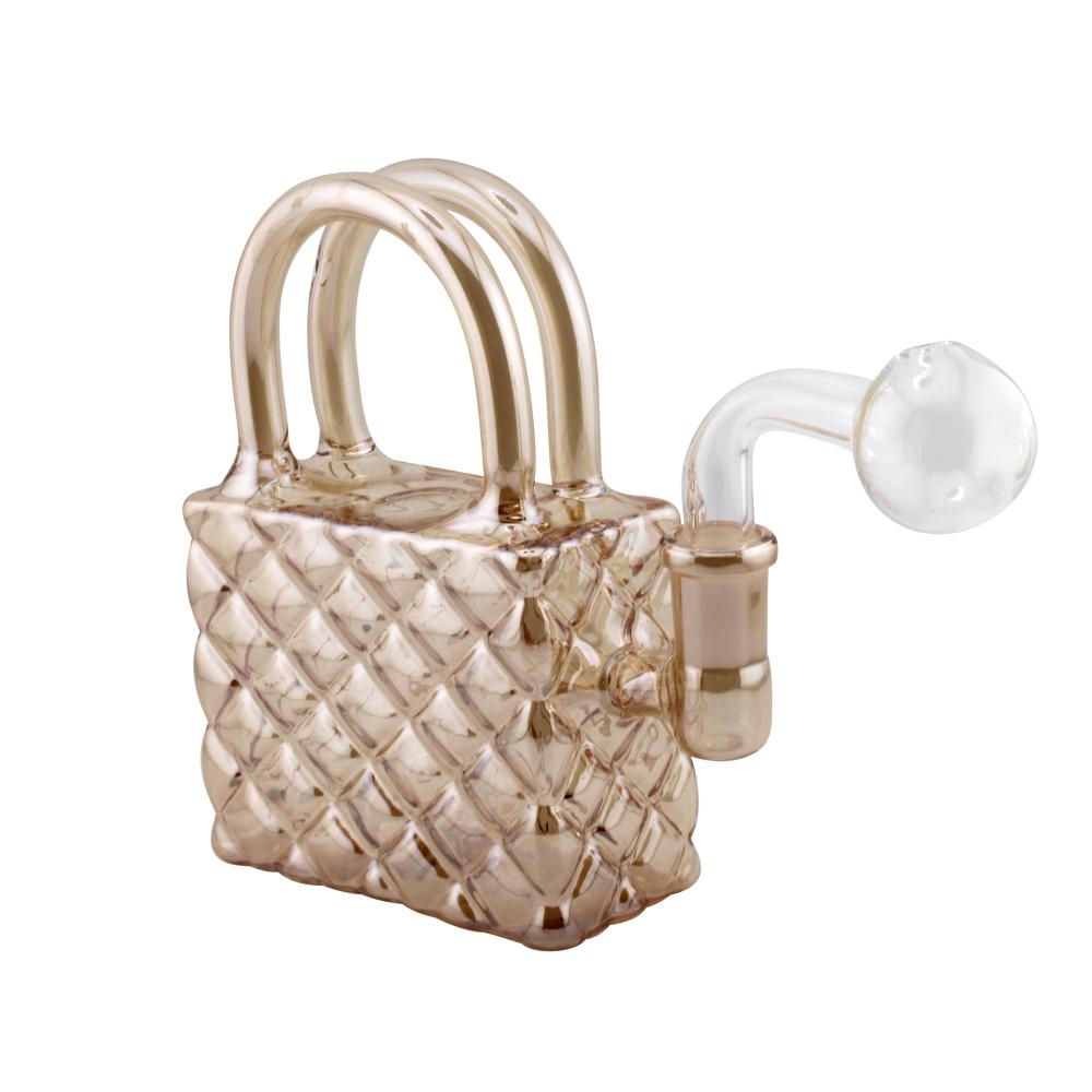 Bag Design Oil Burner Bubbler-Yellow