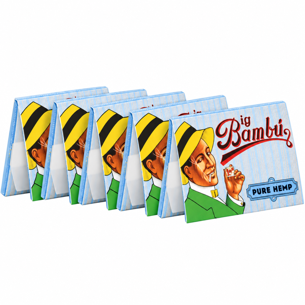 Big Bambu Pure Hemp Rolling Paper Pack 5
