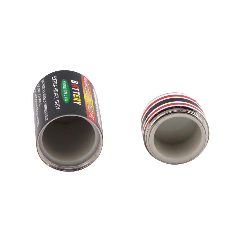 Battery Shape Container-2 Piece-Black