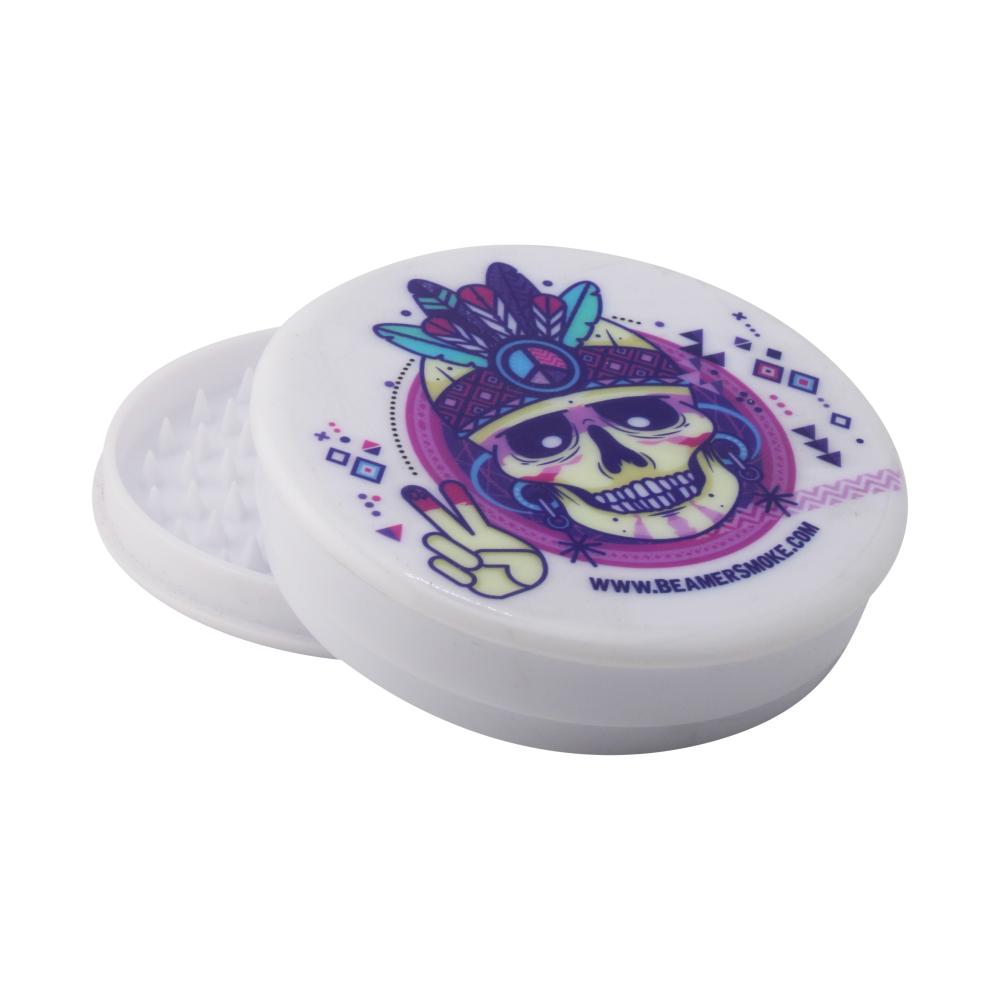 Beamer Acrylic Big Plastic Grinder-3 Piece-White