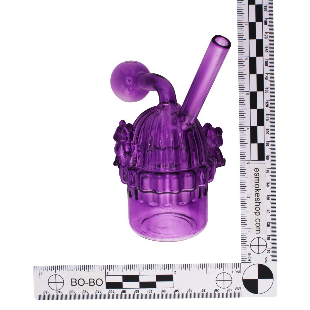 Bear Oil Burner Bubbler-Purple