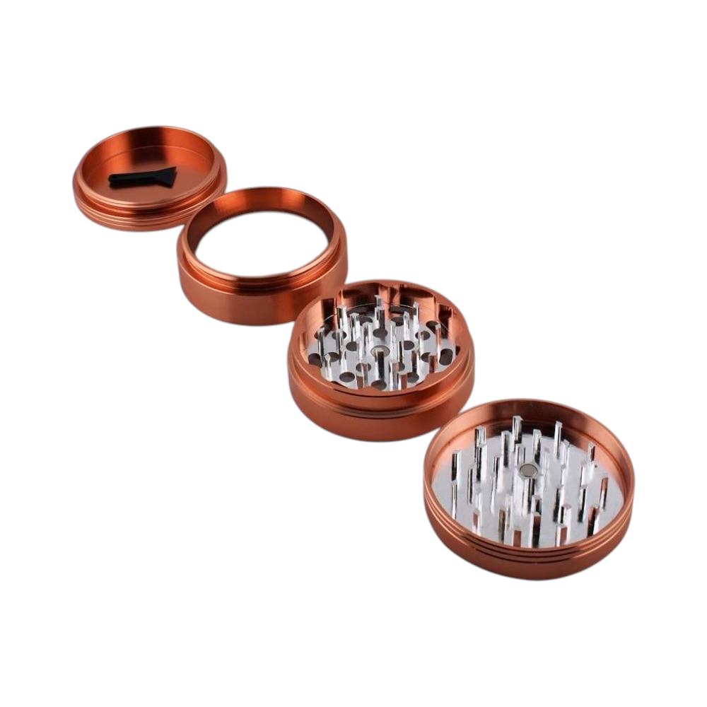 Blazy Susan Metal Grinder-4 Piece-Rose Gold