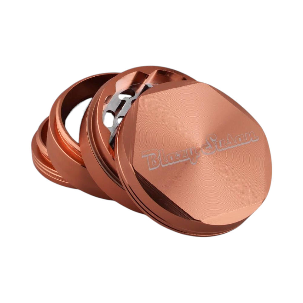 Blazy Susan Metal Grinder-4 Piece-Rose Gold