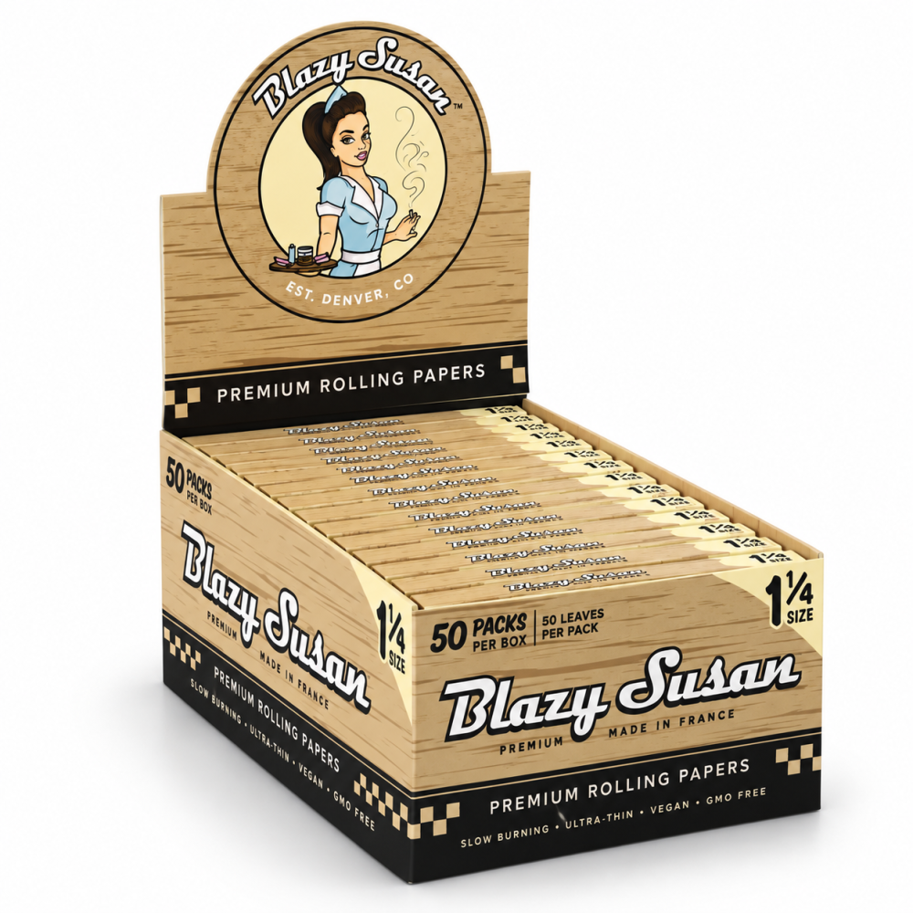 Blazy Susan Rolling Papers 1 1/4 Pack 50