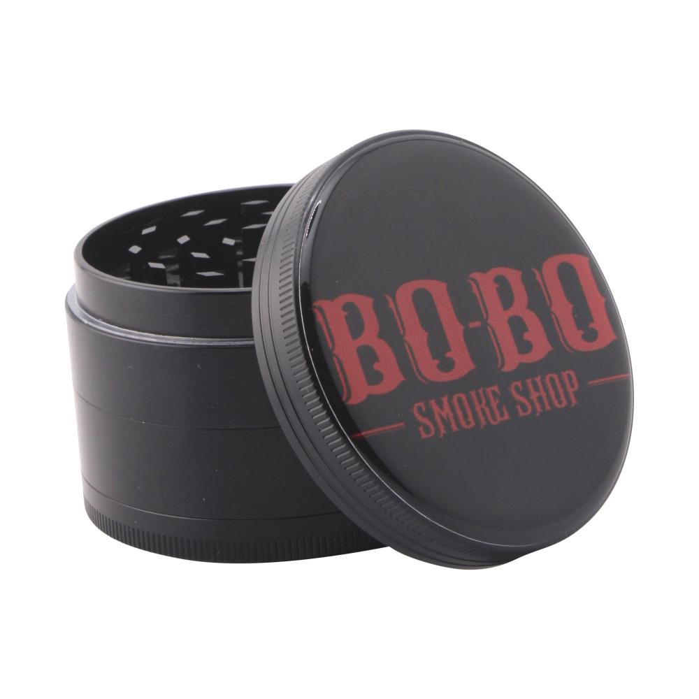 BO-BO Metal Grinder-4 Piece-Black