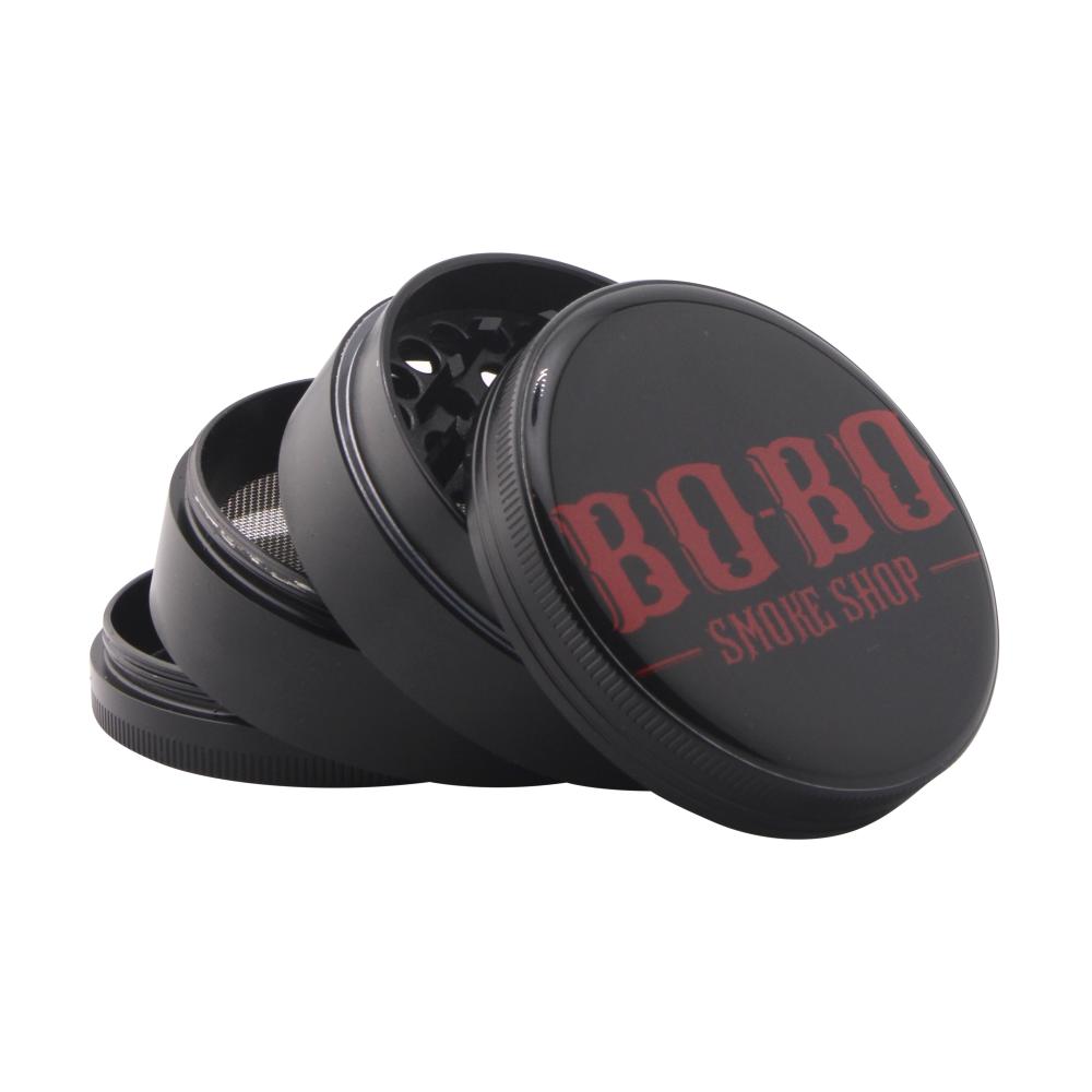 BO-BO Metal Grinder-4 Piece-Black