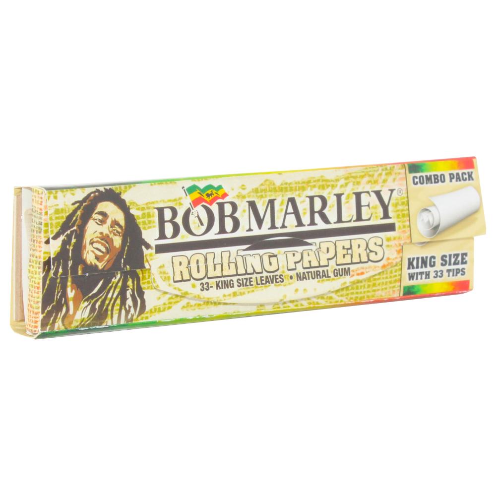 Bob Marley Organic Hemp King Size Rolling Papers + Tips