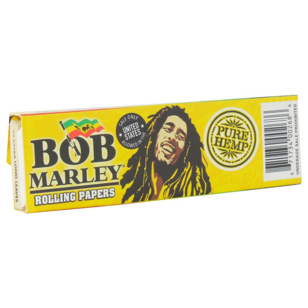 Bob Marley Pure Hemp King Size Rolling Papers + Tips