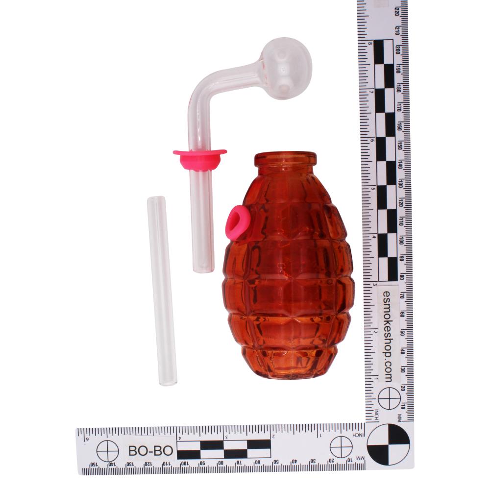 Boomb Oil Burner Bubbler-Red