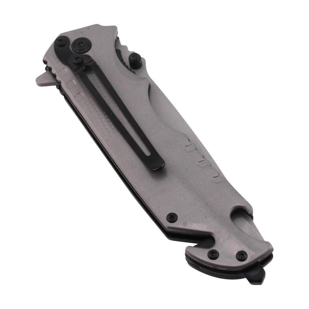 Browning N33 Folding Metal Pocket Knife-Silver