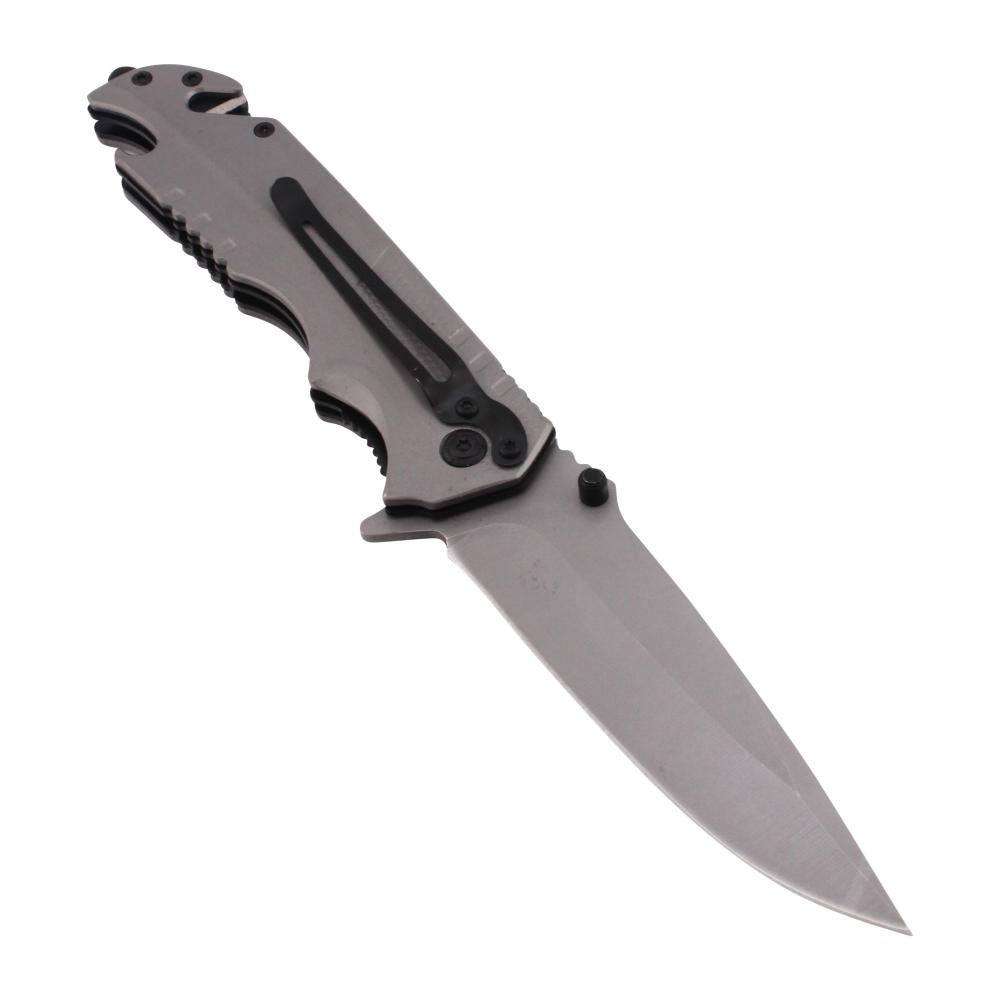 Browning N33 Folding Metal Pocket Knife-Silver