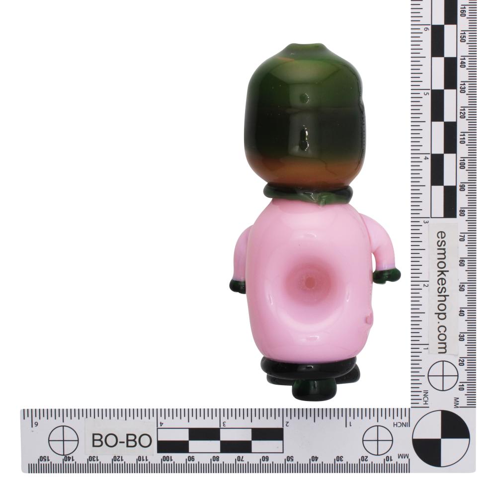 Bubble Buddy Glass Hand Pipe-Pink