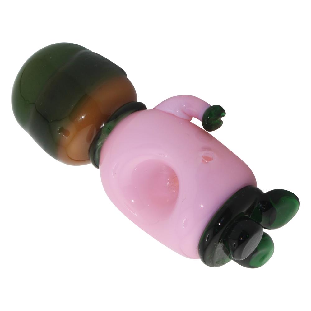 Bubble Buddy Glass Hand Pipe-Pink