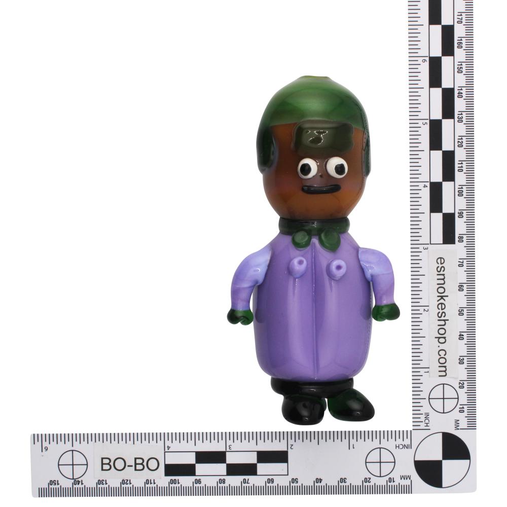 Bubble Buddy Glass Hand Pipe-Purple