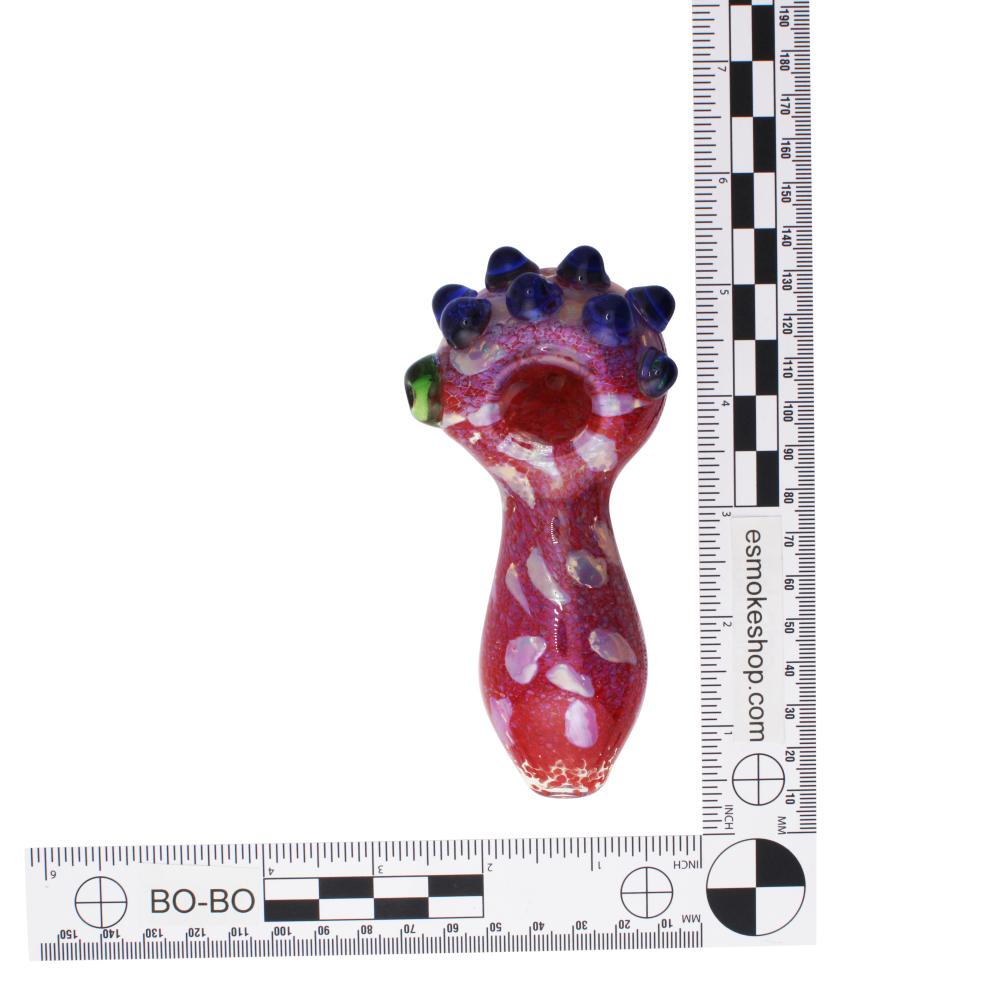 Bubble Ember Glass Hand Pipe-Light Purple