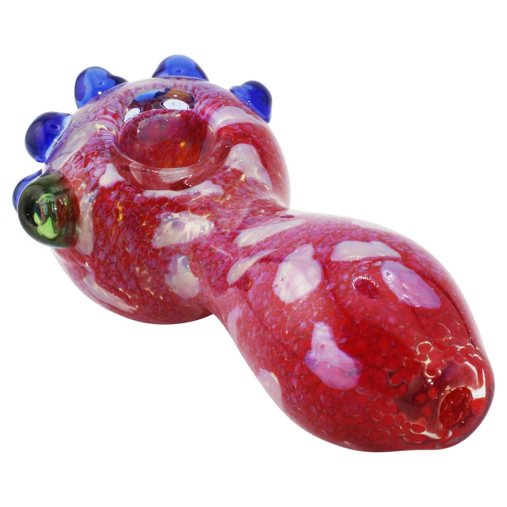 Bubble Ember Glass Hand Pipe-Light Purple
