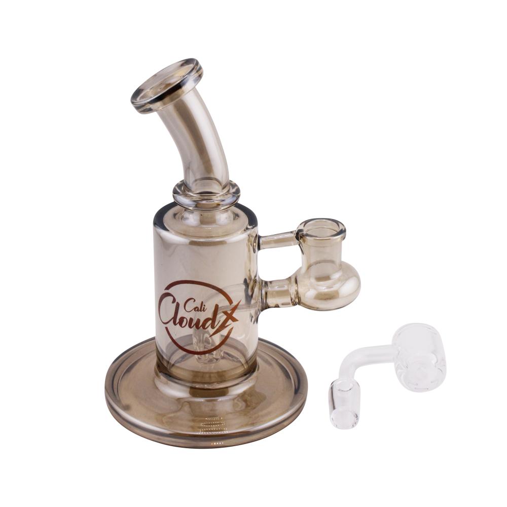 Cali Cloud Glass Water Pipe-Black