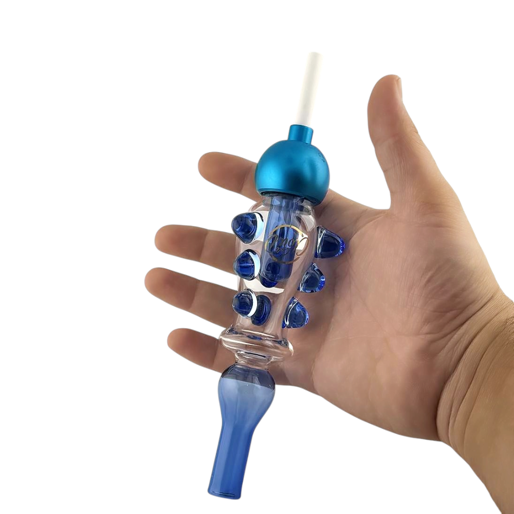 Cali Cloud Marble CX Strow Nectar Collector-Blue
