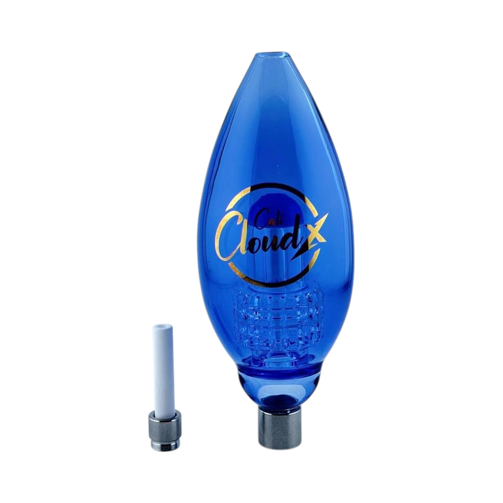 Cali Cloud Tide X Color Tube Oval Tree Straw Set Nectar Collector-Blue