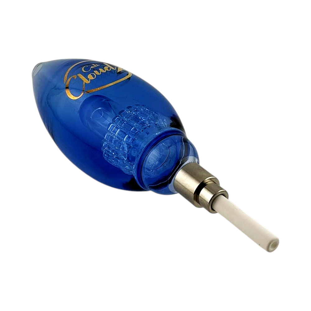 Cali Cloud Tide X Color Tube Oval Tree Straw Set Nectar Collector-Blue