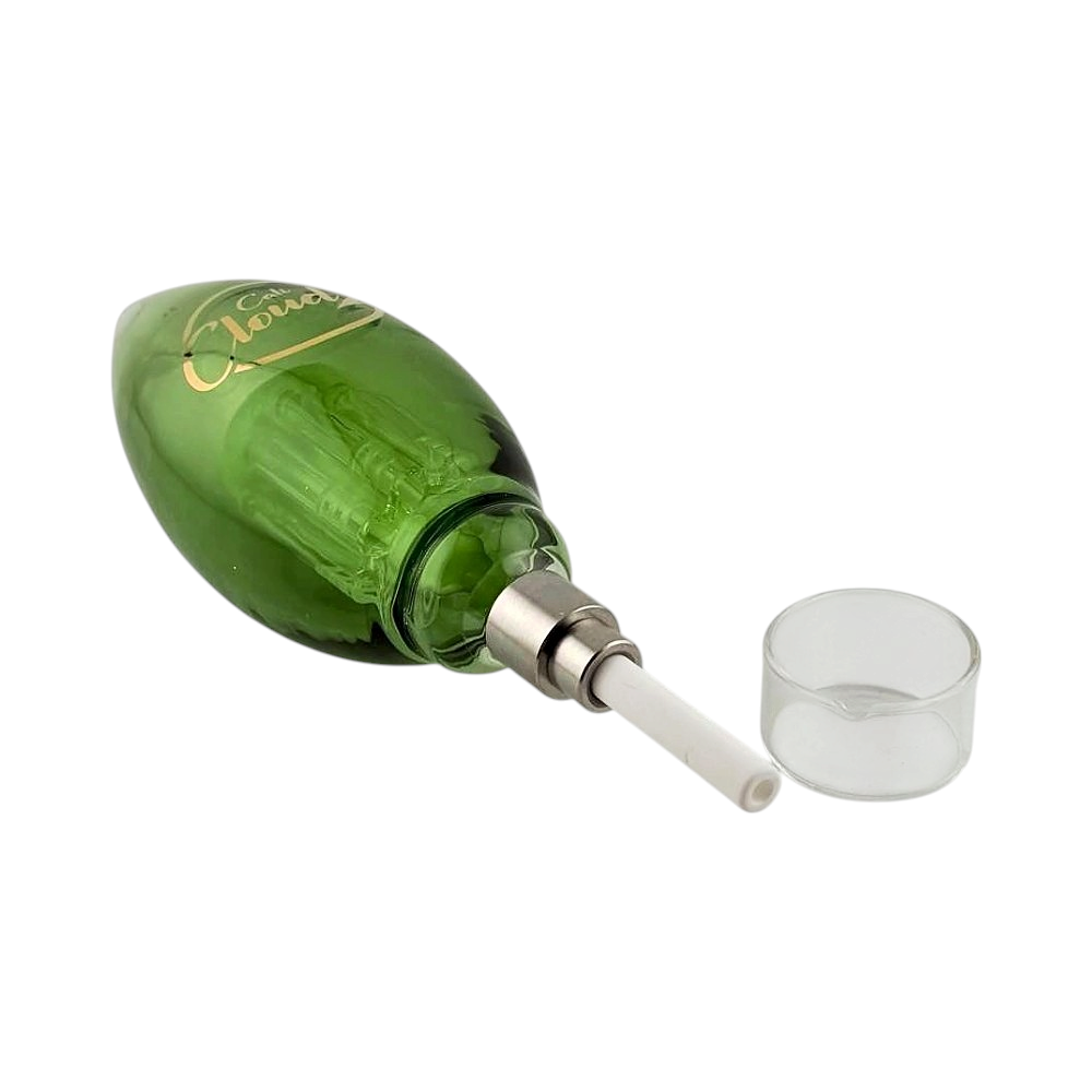 Cali Cloud Tide X Color Tube Oval Tree Straw Set Nectar Collector-Green