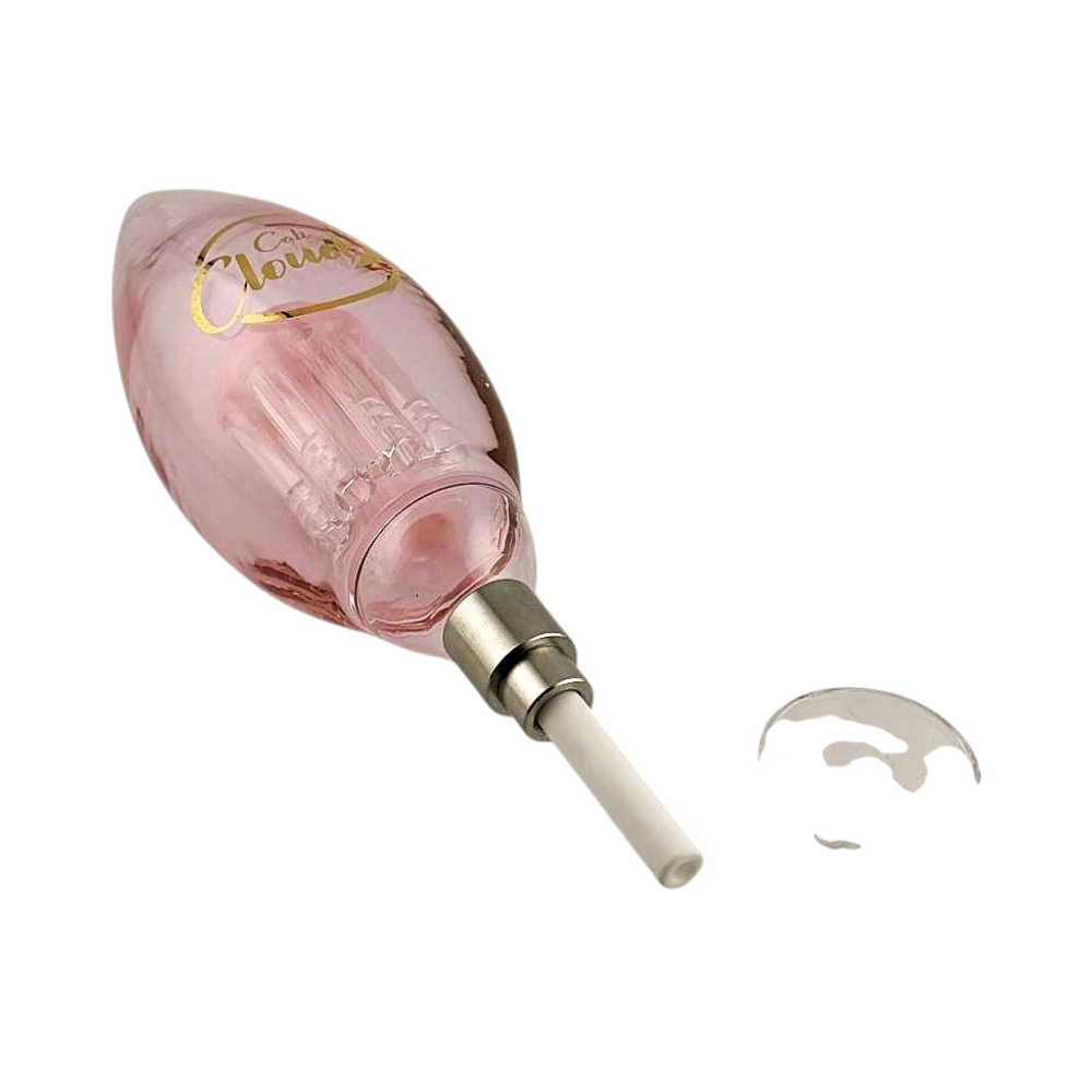 Cali Cloud Tide X Color Tube Oval Tree Straw Set Nectar Collector-Pink