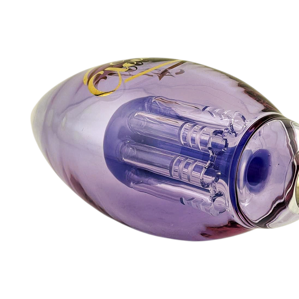 Cali Cloud Tide X Color Tube Oval Tree Straw Set Nectar Collector-Purple