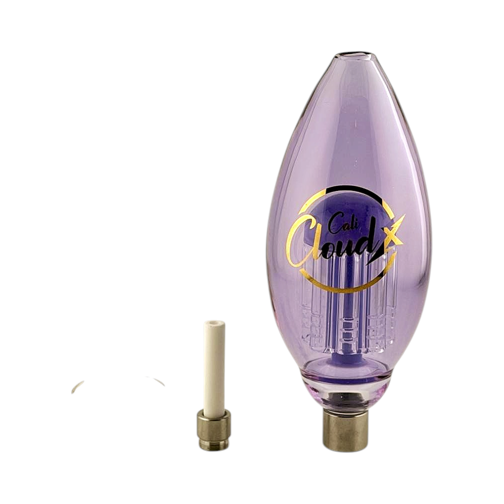 Cali Cloud Tide X Color Tube Oval Tree Straw Set Nectar Collector-Purple