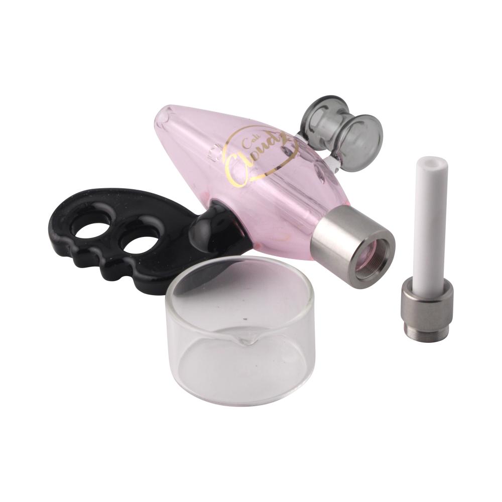 Cali Cloud X Nectar Collector Noisy Cricket Ray Gun Glass Dab Straw-Pink