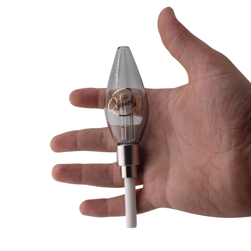 Cali Cloud X Small Glass Nectar Collector-Black