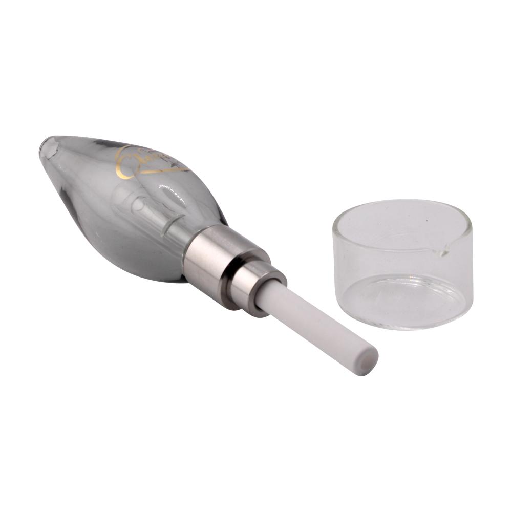 Cali Cloud X Small Glass Nectar Collector-Black