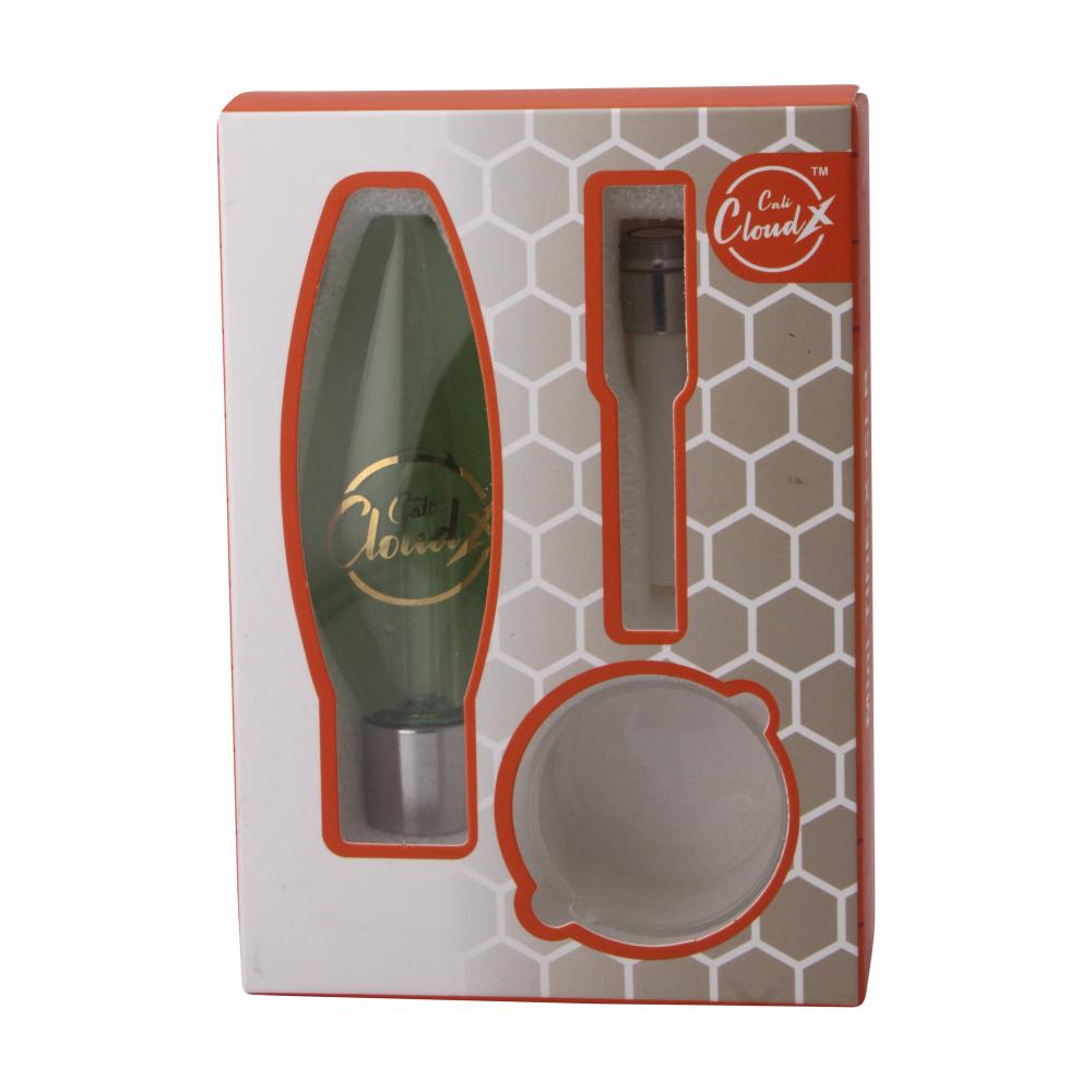 Cali Cloud X Small Glass Nectar Collector-Green