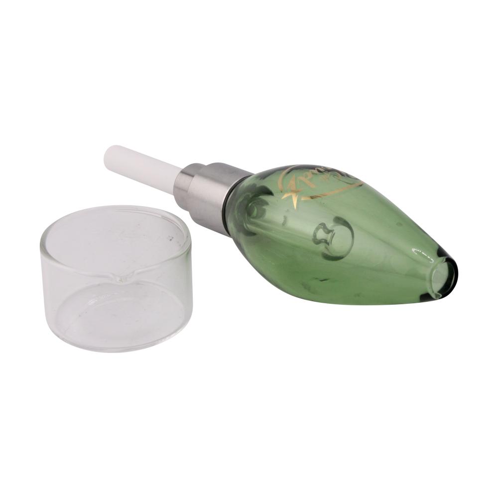 Cali Cloud X Small Glass Nectar Collector-Green