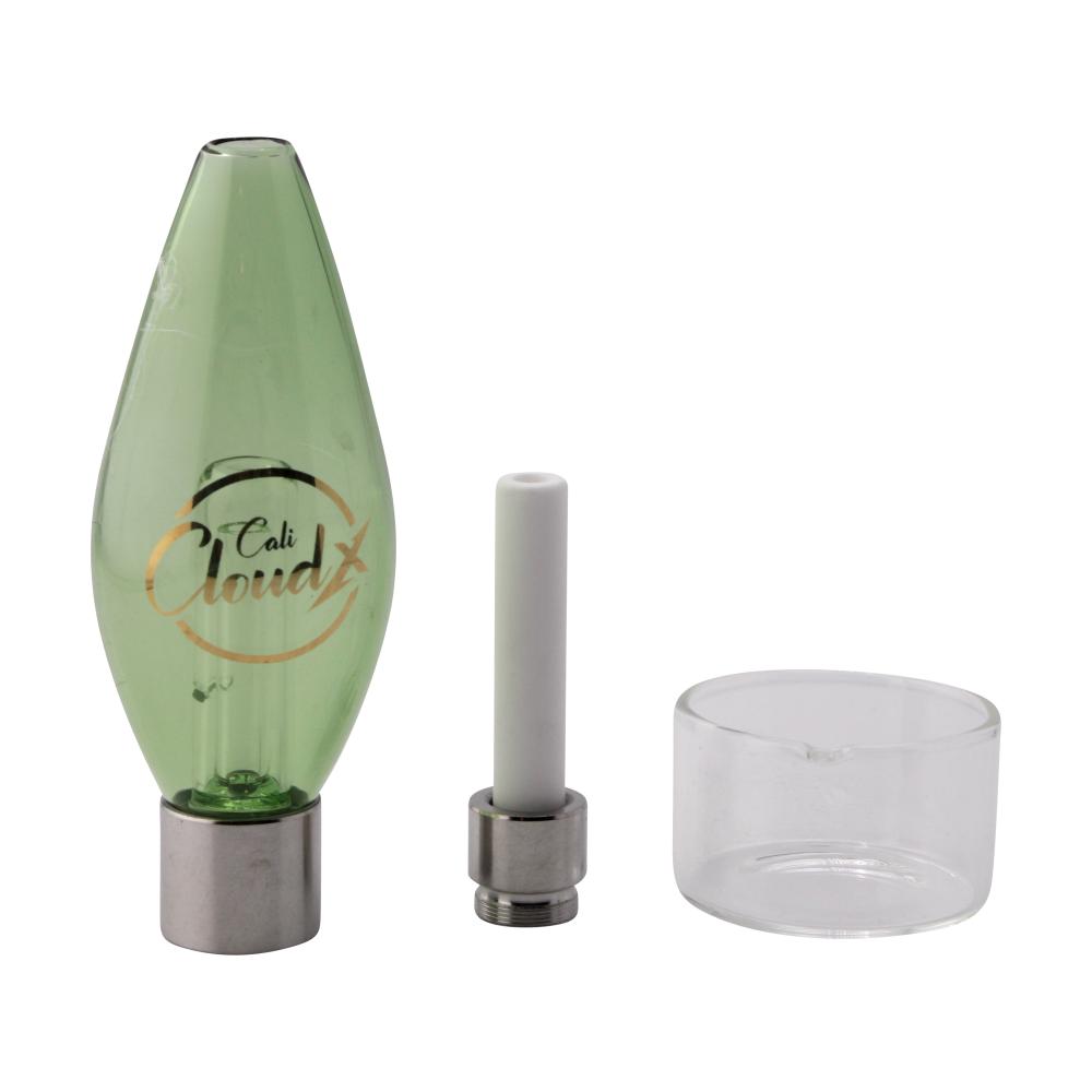 Cali Cloud X Small Glass Nectar Collector-Green