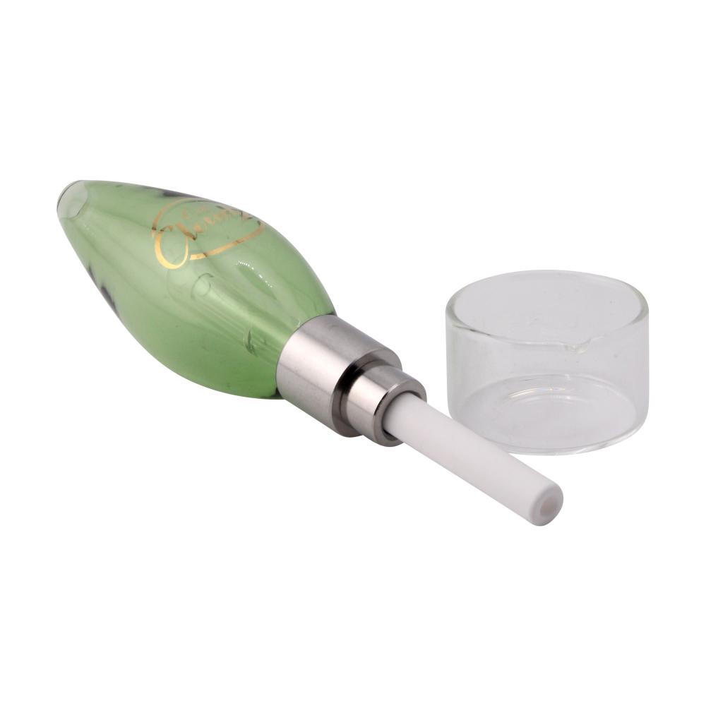 Cali Cloud X Small Glass Nectar Collector-Green