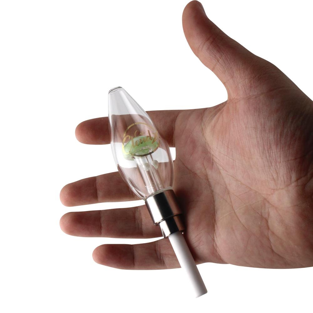 Cali Cloud X Small Glass Nectar Collector-Light Green