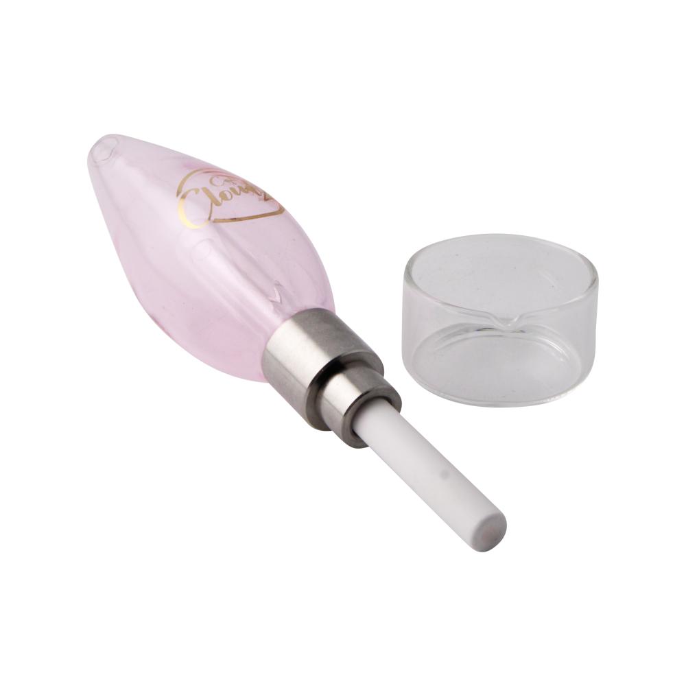 Cali Cloud X Small Glass Nectar Collector-Pink