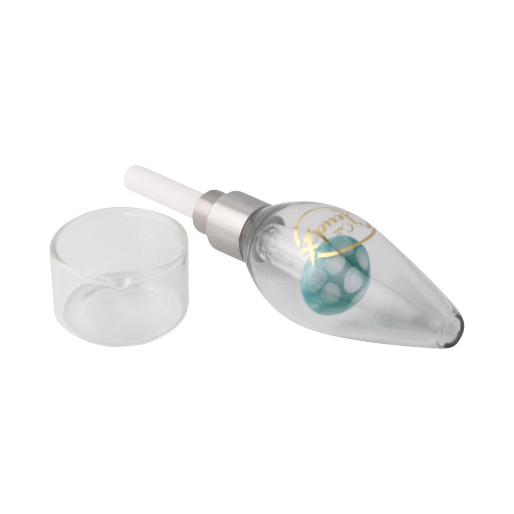 Cali Cloud X Small Glass Nectar Collector-Sky