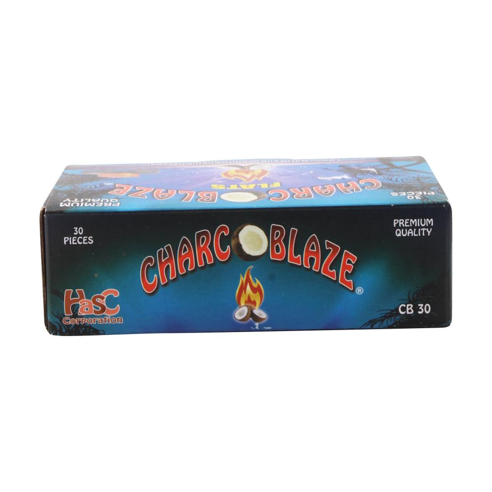 Charcoblaze Flats 100% Natural Coconut Shell Charcoal 30pcs