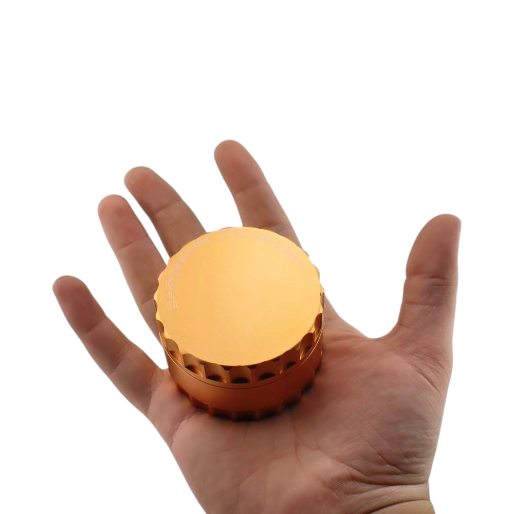 Chromium Crusher CHR Metal Grinder-4 Piece-Gold